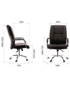 Купить Кресло руководителя Everprof TM Экокожа Коричневый  в E-mobi