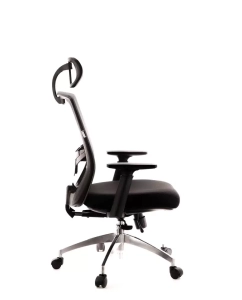 Купить Кресло руководителя Everprof Polo S, Сетка, серый  в E-mobi