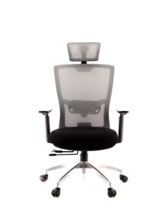 Купить Кресло руководителя Everprof Polo S, Сетка, серый  в E-mobi