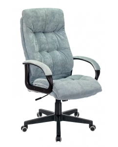 Купить Кресло руководителя Бюрократ CH-824 серо-голубой Light-28 крестовина пластик в E-mobi