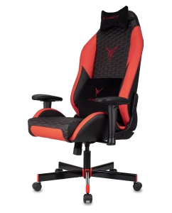 Купить Игровое кресло Бюрократ KNIGHT NEON Черный, экокожа / Красный, экокожа  в E-mobi