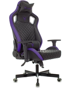Купить Кресло игровое Knight Outrider черный/фиолетовый в E-mobi