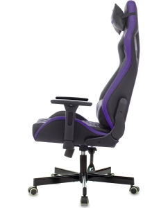 Купить Кресло игровое Knight Outrider черный/фиолетовый  в E-mobi