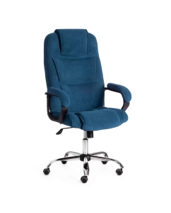Купить Кресло компьютерное офисное на колесиках Tetchair BERGAMO синий в E-mobi