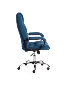 Купить Кресло компьютерное офисное на колесиках Tetchair BERGAMO синий  в E-mobi