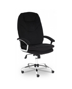 Купить Кресло компьютерное офисное на колесиках ортопедическое Tetchair SOFTY LUX черный в E-mobi
