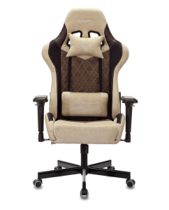 Купить Кресло игровое ZOMBIE VIKING 7 KNIGHT BR FABRIC коричневый  в E-mobi