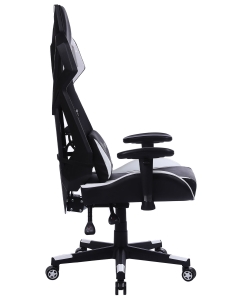 Купить Кресло игровое Cactus CS-CHR-090BLW черный/белый эко.кожа крестовина пластик  в E-mobi