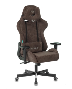 Купить Кресло игровое ZOMBIE VIKING KNIGHT LT10 FABRIC коричневый крестовина металл в E-mobi