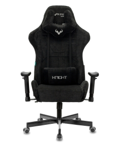 Купить Кресло игровое ZOMBIE VIKING KNIGHT LT20 FABRIC черный крестовина металл  в E-mobi