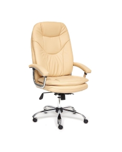 Купить Компьютерное кресло TetChair SOFTY LUX кож/зам, бежевый, 36-34 в E-mobi