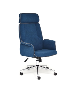 Купить Кресло TetChair CHARM флок , синий в E-mobi