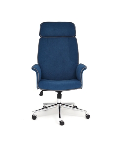 Купить Кресло TetChair CHARM флок , синий  в E-mobi