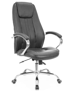 Купить Кресло руководителя Everprof Long TM экокожа - черное в E-mobi
