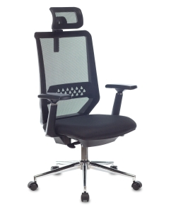 Купить Кресло руководителя Бюрократ MC-612N-H, черный [mc-612n-h/b/418b] в E-mobi