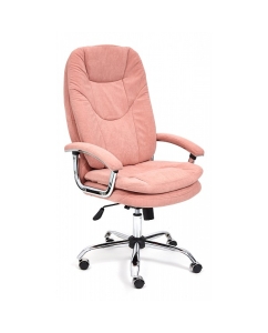 Купить Кресло компьютерное офисное на колесиках ортопедическое Tetchair SOFTY LUX розовый в E-mobi