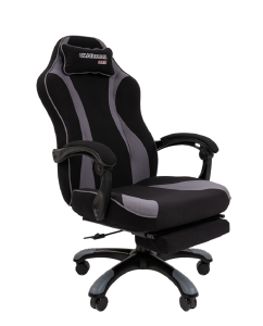 Купить Кресло компьютерное игровое CHAIRMAN Game 35, 1237611, черный/серый в E-mobi