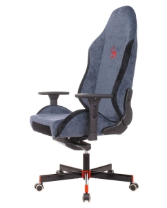 Купить Кресло игровое A4TECH Bloody GC-470, на колесиках, синий  в E-mobi