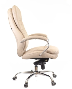 Купить Кресло руководителя Everprof Valencia M экокожа бежевый  в E-mobi