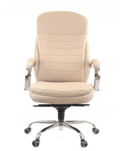 Купить Кресло руководителя Everprof Valencia M экокожа бежевый  в E-mobi