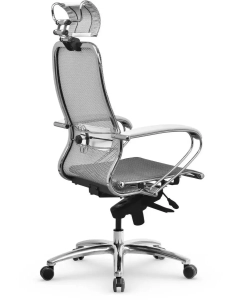 Купить Кресло МЕТТА Samurai S-2.04 MPES, на колесиках, сетка, белый z312294552  в E-mobi