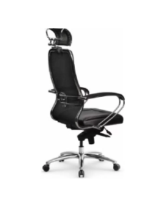 Купить Кресло руководителя Метта Samurai SL-2.04 MPES Черный плюс, экокожа, сетка  в E-mobi
