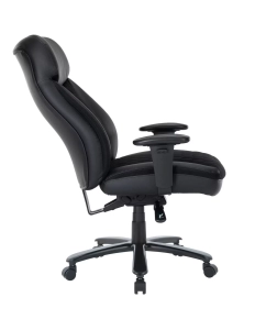 Купить Офисное кресло Chairman CH414 экокожа/ткань, черный  в E-mobi