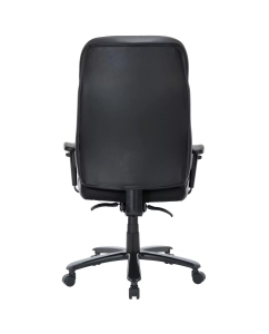 Купить Офисное кресло Chairman CH414 экокожа/ткань, черный  в E-mobi