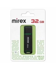 Купить Флешка Mirex SPACER BLACK 32 ГБ (SPACER BLACK 32GB 13600-FMUSBK32)  в E-mobi