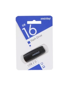 Купить Флешка SmartBuy Scout 16GB Black SB016GB2SCK в E-mobi