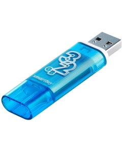 Купить Флешка Smartbuy Glossy 32 ГБ голубой (SB32GBGS-B) в E-mobi