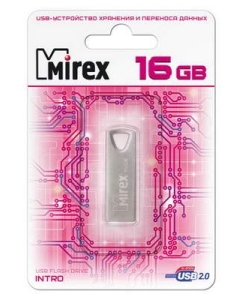 Купить Флешка MIREX Intro 16ГБ Silver (13600-ITRNTO16) в E-mobi