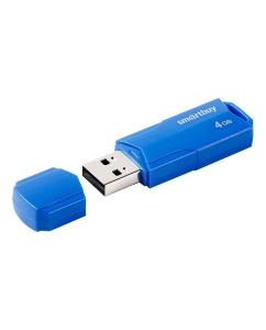 Купить Флешка SmartBuy 4GB CLUE Blue (SB4GBCLU-BU)  в E-mobi