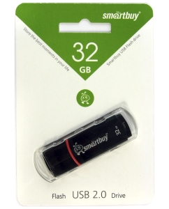 Купить Флешка SmartBuy Crown 32ГБ Black (SB32GBCRW-K)  в E-mobi