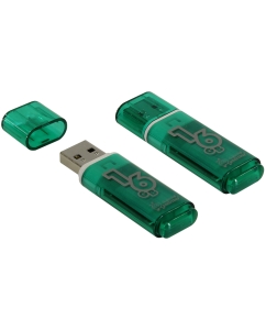 Купить Флешка SmartBuy Glossy 16ГБ Green (SB16GBGS-G)  в E-mobi
