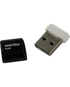 Купить Флешка SmartBuy LARA 64ГБ Black (SB64GBLARA-K) в E-mobi