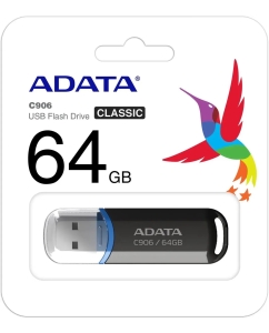 Купить Флешка USB A-Data Classic C906 64ГБ, USB2.0, черный ac906-64g-rbk в E-mobi