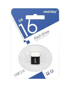 Купить Флешка SmartBuy Lara 16ГБ White/Black (SB16GBLara-K)  в E-mobi