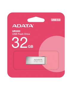 Купить Флэш диск Adata 32 Гб, USB 3.2, UR350-32G-RSR/BG, Brown  в E-mobi