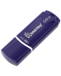 Купить Флешка SmartBuy Crown 64ГБ Blue (SB64GBCRW-Bl) в E-mobi