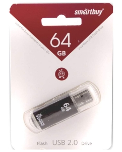 Купить Флешка SmartBuy V-Cut 64ГБ Black (SB64GBVC-K)  в E-mobi