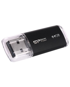 Купить Флешка Silicon Power Ultima II 64ГБ Black (SP064GBUF2M01V1K) в E-mobi