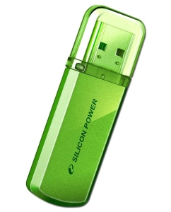 Купить Флешка Silicon Power Helios 101 16ГБ Green (SP016GBUF2101V1N) в E-mobi