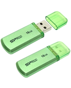 Купить Флешка Silicon Power Helios 101 16ГБ Green (SP016GBUF2101V1N)  в E-mobi