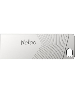 Купить Флешка Netac NT03UM1N-064G-32PN 64 ГБ Silver  в E-mobi