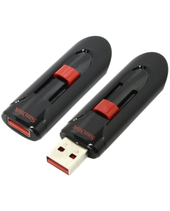Купить Флешка SanDisk Cruzer Glide 64ГБ Black (SDCZ60-064G-B35)  в E-mobi