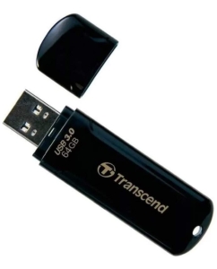 Купить Флешка Transcend JetFlash 700 64ГБ Black (TS64GJF700)  в E-mobi