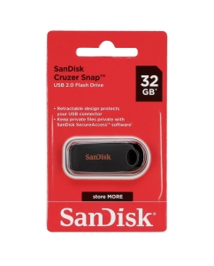 Купить Флешка SanDisk Cruzer Snap sdcz62-032g-g35 32 ГБ black (sdcz62-032g-g35) в E-mobi