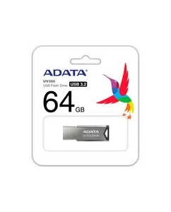 Купить Флешка ADATA UV350 64ГБ Grey (AUV350-64G-RBK)  в E-mobi