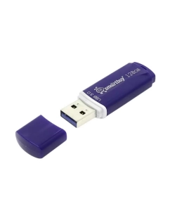 Купить Флешка SmartBuy Crown 128ГБ Blue (SB128GBCRW-Bl)  в E-mobi